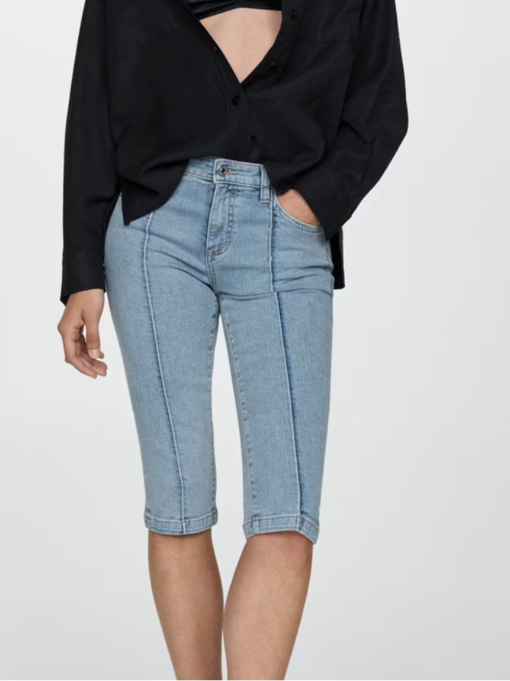 Mango Slim Capris